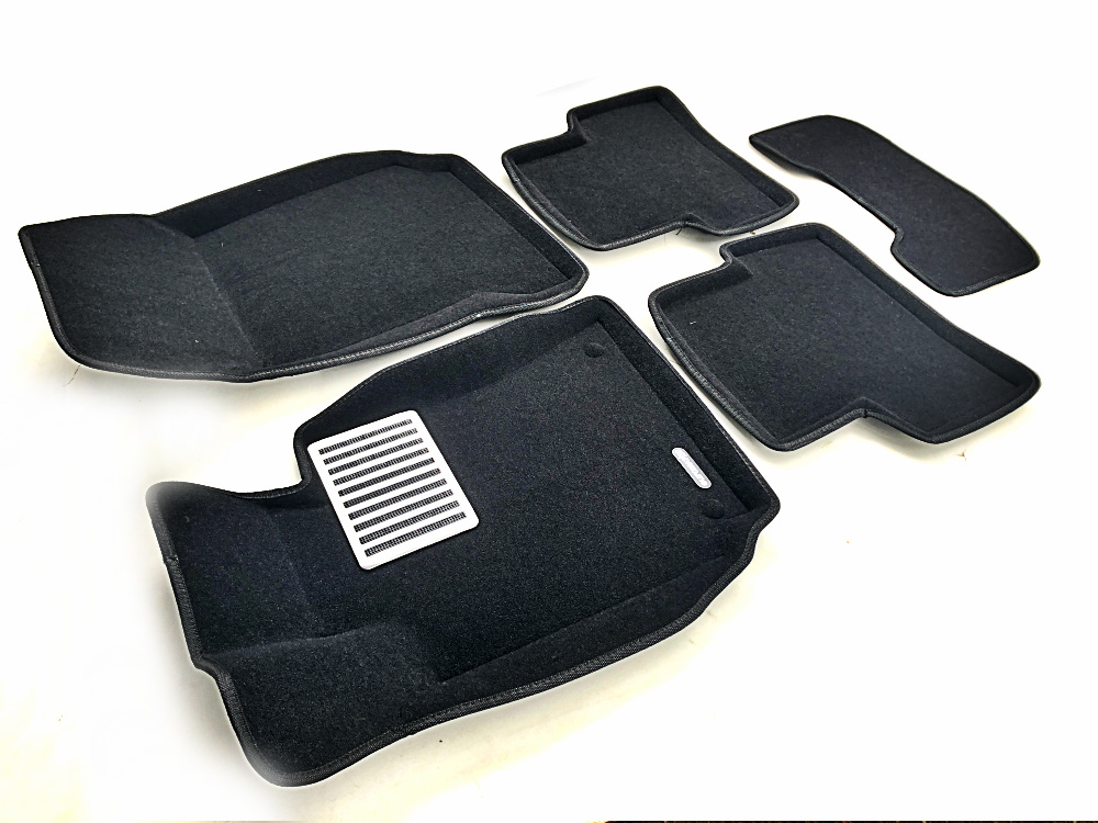 Коврики салона текст. 3D euro-std MERCEDES W204 (C-Class) (2008-2014) (EM3D)